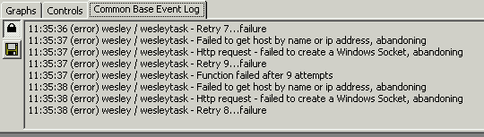 Common Base Event Log Table